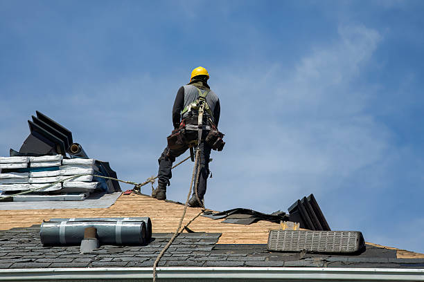 Professional Roof Installation technician working in Blissfield, OH
